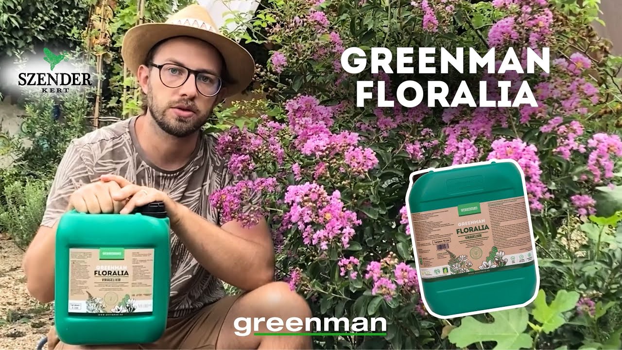 GREENMAN x Szender Kert: Virágos növények gondozása a Greenman Floralia készítménnyel